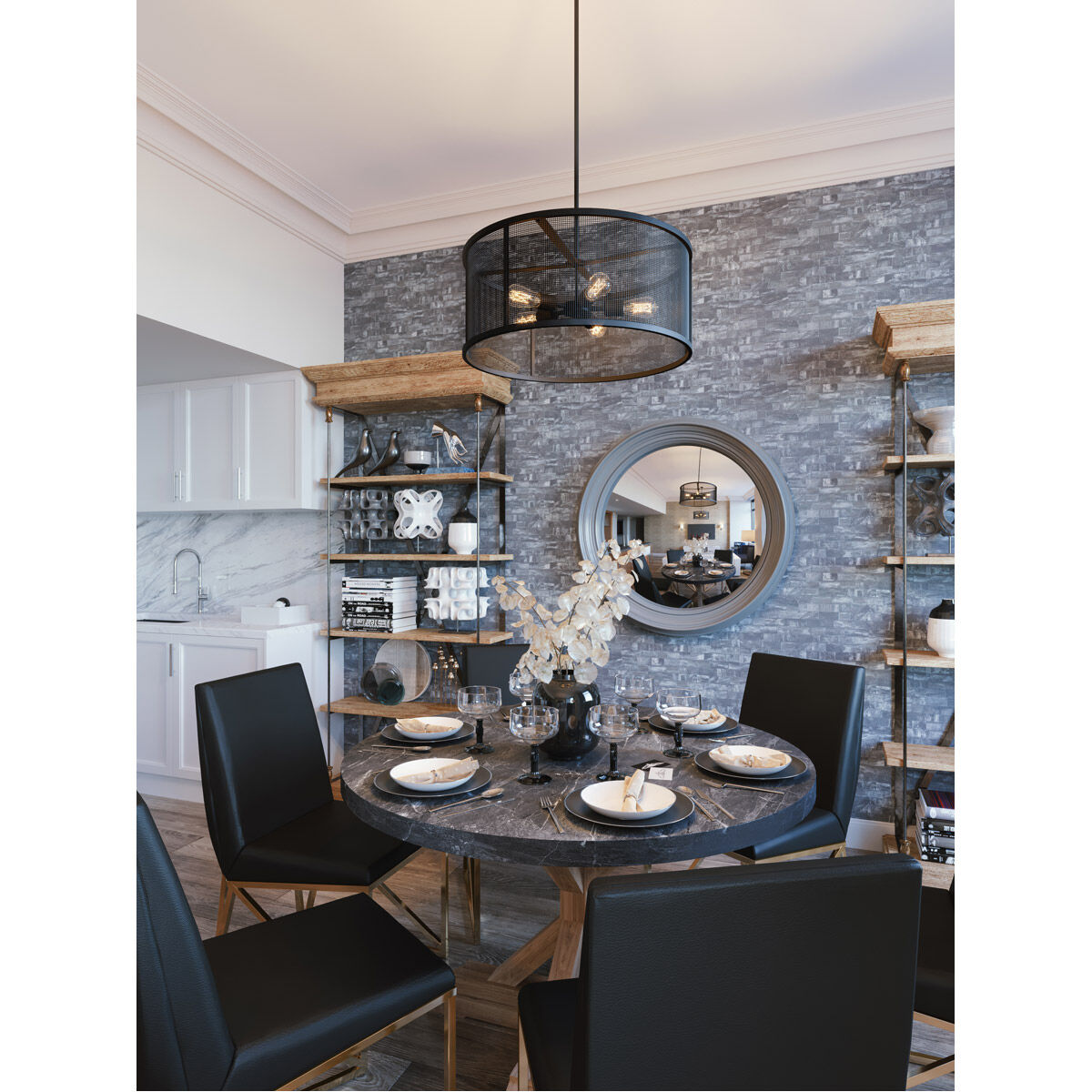 Austin 5 Light 24 inch Bronze Pendant Ceiling Light